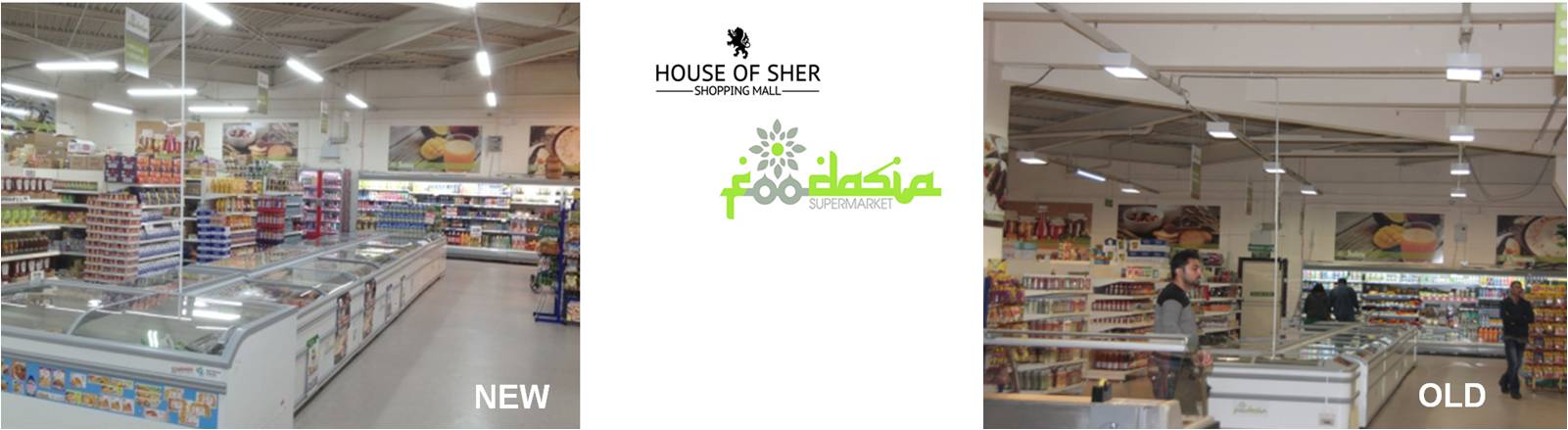 LED Distribution | Projects | Mall (Sher/Foodasia) | Glasgow, Scotland