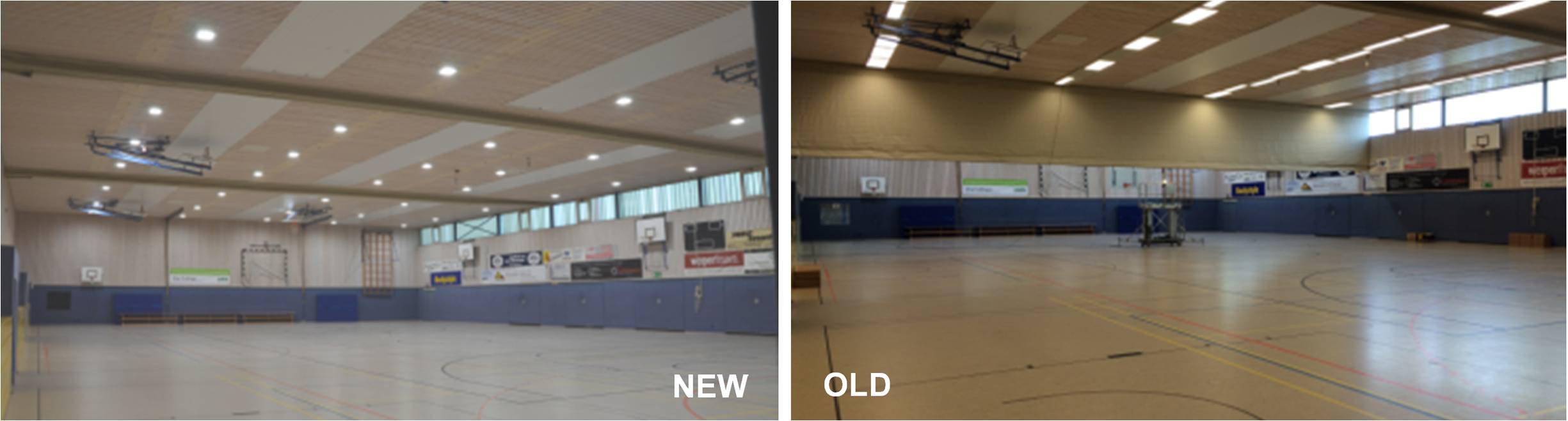 LED Distribution | Projects | Gym (Baumberg-Sporthalle) | Havixbeck, Germany